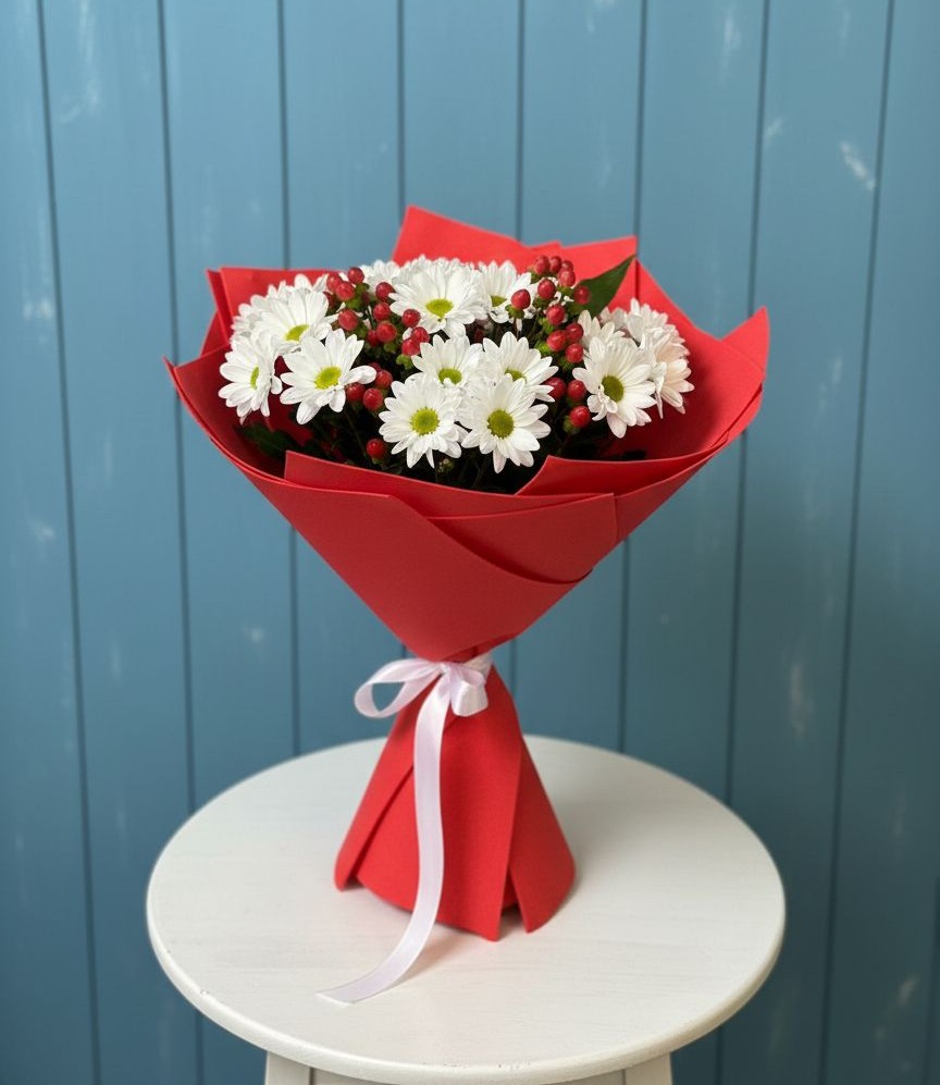 Букет цветов из: Хризантемы в Новоегорьевском