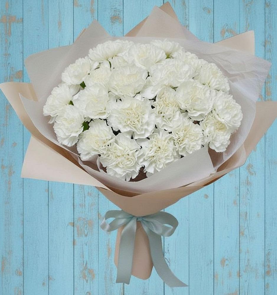 Букет цветов из: Гвоздики в Новоегорьевском