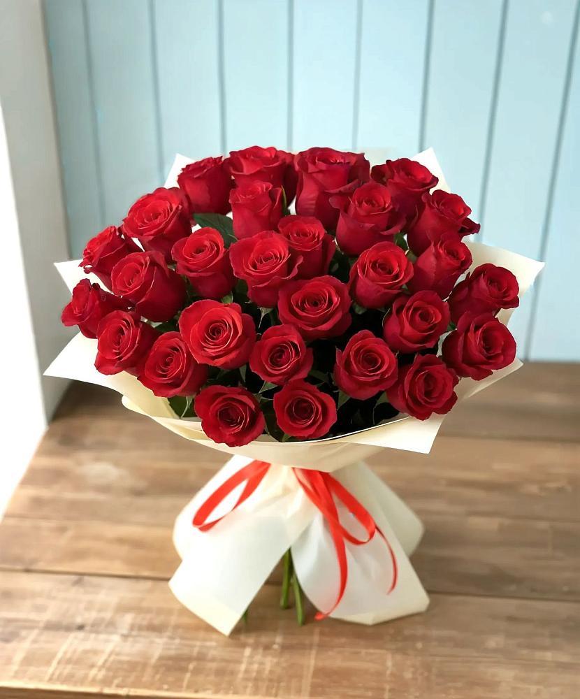 Букет 29 Красных роз в Новоегорьевском