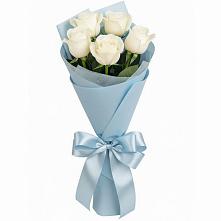 Букет 5 Белых роз Проуд #REPLACE_PRED# Новоегорьевском