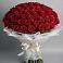 Букет 101 Красная роза Блэк Мэджик в Новоегорьевском