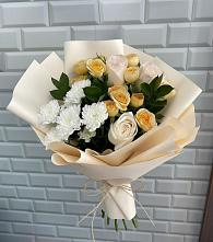 Букет цветов из:  Розы и Хризантемы в Новоегорьевском