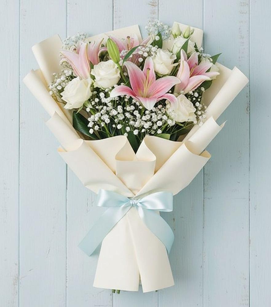 Букет цветов из: Лилии в Новоегорьевском