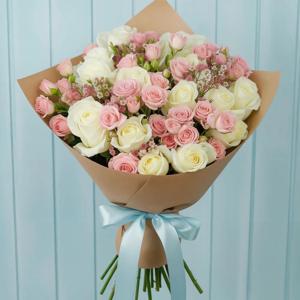 Букет цветов из: Розы в Новоегорьевском