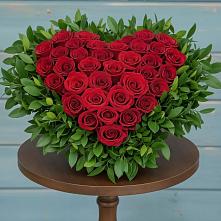 Цветочная композиция из Розы в виде сердца в Новоегорьевском