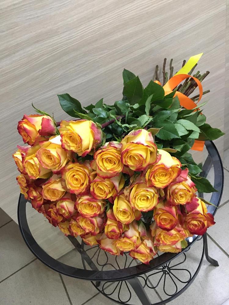 Букет Желтые розы в Новоегорьевском