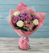 Букет цветов из:  Герберы #REPLACE_PRED# Новоегорьевском
