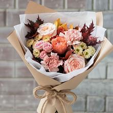 Букет цветов из:  Гвоздики, Хризантемы и Розы #REPLACE_PRED# Новоегорьевском