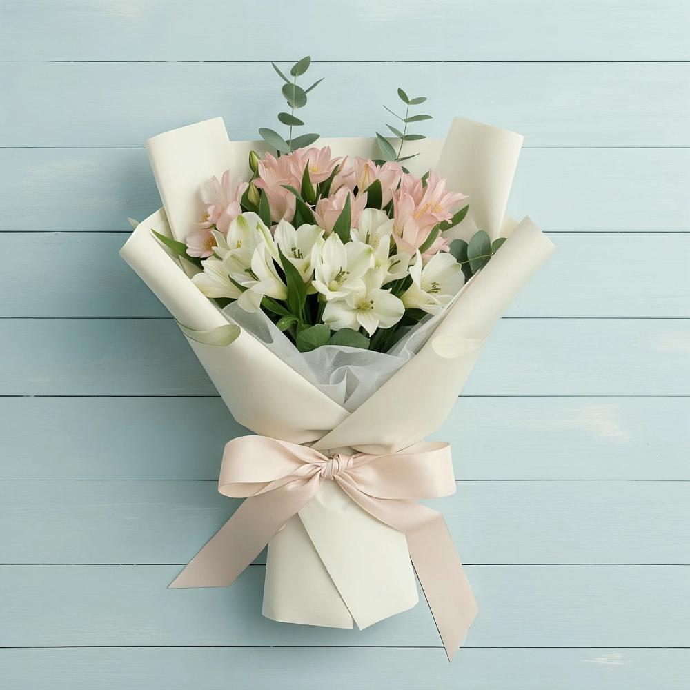 Букет цветов из: Альстромерии в Новоегорьевском