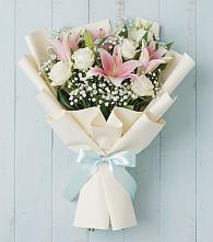 Букет цветов из:  Лилии в Новоегорьевском