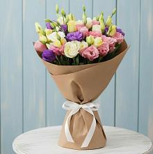 Букет цветов из:  Лизиантусы в Новоегорьевском